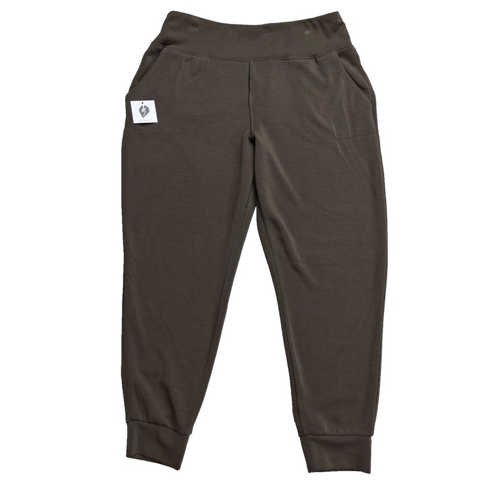 Sage Collective Women's High Waist Soft 2 Pockets Tapped Track Jogger Pants XL